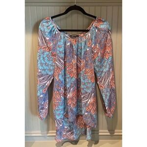 Karen Kane Long Sleeve Blouse Womens Size XL